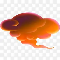 橙色祥云海报背景七夕情人节-空若网 橙色祥云海报背景七夕情人节-空若网