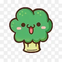 卡通蔬菜西兰花-空若网 卡通蔬菜西兰花-空若网