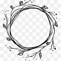 树枝边框-空若网 树枝边框-空若网