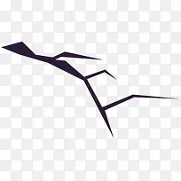 黑色卡通树枝设计-空若网 黑色卡通树枝设计-空若网