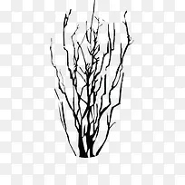 黑色精美树枝创意装饰-空若网 黑色精美树枝创意装饰-空若网