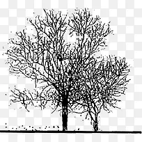 高清创意黑色树枝合成-空若网 高清创意黑色树枝合成-空若网