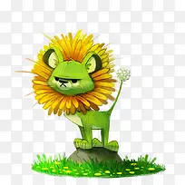 向日葵狮子-空若网 向日葵狮子-空若网