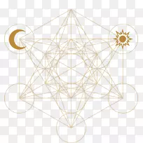 Metatron神圣几何圆对称立方体愈合-空若网 Metatron神圣几何圆对称立方体愈合-空若网