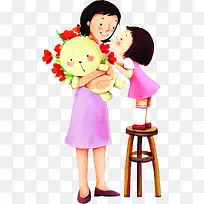 教师节卡通水彩小物-空若网 教师节卡通水彩小物-空若网