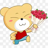 卡通教师节可爱小熊-空若网 卡通教师节可爱小熊-空若网