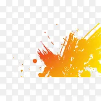 橙色墨迹-空若网 橙色墨迹-空若网