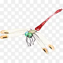 卡通手绘黄色蝴蝶蜻蜓-空若网 卡通手绘黄色蝴蝶蜻蜓-空若网