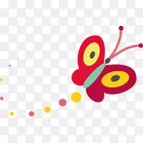 卡通手绘蝴蝶创意-空若网 卡通手绘蝴蝶创意-空若网