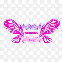 手绘花纹粉色蝴蝶翅膀-空若网 手绘花纹粉色蝴蝶翅膀-空若网