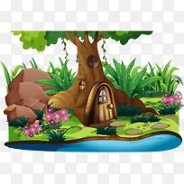 自然树屋-空若网 自然树屋-空若网