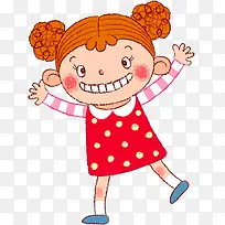 可爱欢乐舞蹈女孩-空若网 可爱欢乐舞蹈女孩-空若网