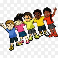 彩色可爱欢乐儿童-空若网 彩色可爱欢乐儿童-空若网