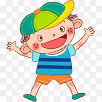 可爱欢乐男孩卡通-空若网 可爱欢乐男孩卡通-空若网