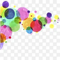 水彩圆圈-空若网 水彩圆圈-空若网