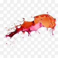 彩色水墨元素-空若网 彩色水墨元素-空若网