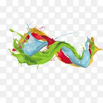 彩色水墨底纹-空若网 彩色水墨底纹-空若网