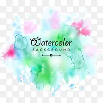 矢量彩色水墨元素-空若网 矢量彩色水墨元素-空若网