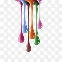 彩色水墨元素-空若网 彩色水墨元素-空若网