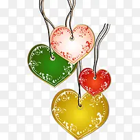 卡通手绘心挂件-空若网 卡通手绘心挂件-空若网