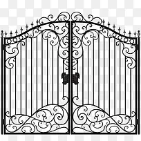 创意花纹铁门-空若网 创意花纹铁门-空若网