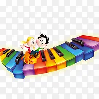 多彩钢琴琴键-空若网 多彩钢琴琴键-空若网