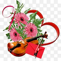 手绘小提琴-空若网 手绘小提琴-空若网