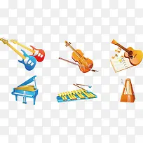 矢量乐器素材-空若网 矢量乐器素材-空若网