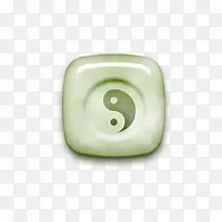 3D八卦古风按钮素材-空若网 3D八卦古风按钮素材-空若网