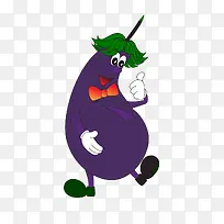 茄子紫色卡通-空若网 茄子紫色卡通-空若网