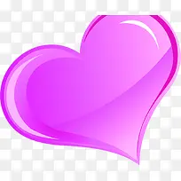 紫色卡通爱心设计-空若网 紫色卡通爱心设计-空若网