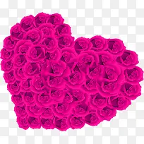紫色卡通可爱玫瑰爱心-空若网 紫色卡通可爱玫瑰爱心-空若网