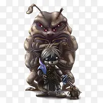 简约狐狸蟑螂插画-空若网 简约狐狸蟑螂插画-空若网