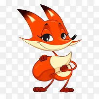 卡通手绘小狐狸-空若网 卡通手绘小狐狸-空若网
