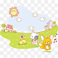 儿童插画-空若网 儿童插画-空若网