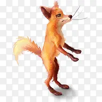 手绘卡通狐狸-空若网 手绘卡通狐狸-空若网