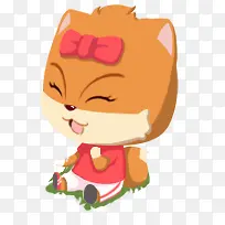 卡爱卡通小狐狸女-空若网 卡爱卡通小狐狸女-空若网
