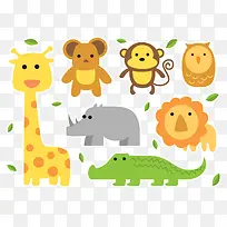 可爱卡通小动物-空若网 可爱卡通小动物-空若网