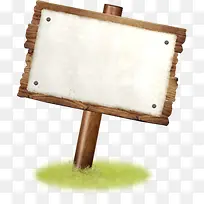 手绘棕色小草标签-空若网 手绘棕色小草标签-空若网