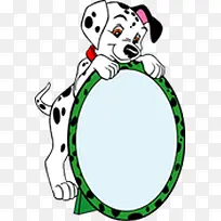 可爱小狗手绘标签-空若网 可爱小狗手绘标签-空若网