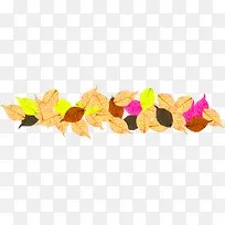 彩色落叶卡通毕业-空若网 彩色落叶卡通毕业-空若网