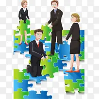 矢量扁平化商务人员-空若网 矢量扁平化商务人员-空若网