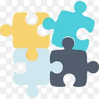 矢量扁平化拼图-空若网 矢量扁平化拼图-空若网