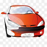 卡通手绘汽车-空若网 卡通手绘汽车-空若网