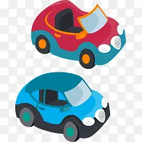 矢量手绘卡通汽车-空若网 矢量手绘卡通汽车-空若网