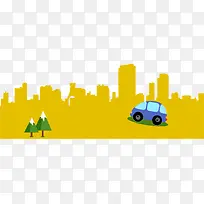 矢量扁平化城市-空若网 矢量扁平化城市-空若网