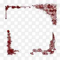 古风花纹边框矢量-空若网 古风花纹边框矢量-空若网