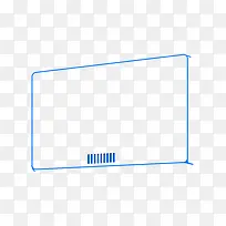 蓝色卡通手绘电商装饰-空若网 蓝色卡通手绘电商装饰-空若网