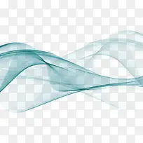 矢量蓝色曲线装饰图案-空若网 矢量蓝色曲线装饰图案-空若网