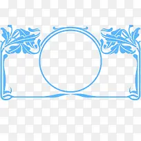 蓝色扁平化树-空若网 蓝色扁平化树-空若网